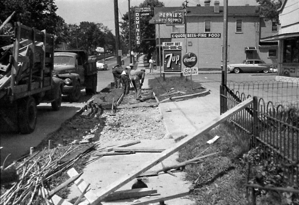 Dominic's Restaurant & Bernie's Party Supply 1958